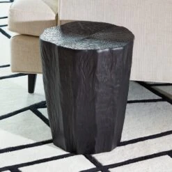 Trunk Side Table-Black -Online Home Decor 1.10453