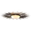 Sunburst Light Fixture-Nickel -Online Home Decor 20784