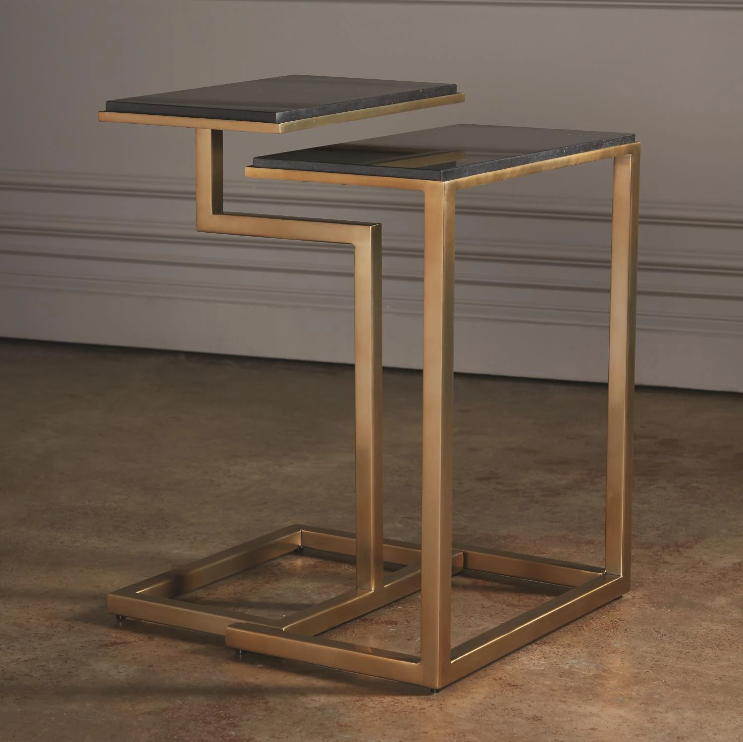Set Of 2-C Nesting Tables-Brass 15 Set Of 2-C Nesting Tables-Brass - Image 13