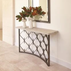 Sidney Console - Natural Iron -Online Home Decor 27172