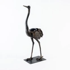 Ostrich W/Crystal Egg