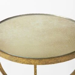 Hammered Tripod Tables-Antique Gold -Online Home Decor 27950