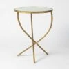 Hammered Tripod Tables-Antique Gold -Online Home Decor 28015