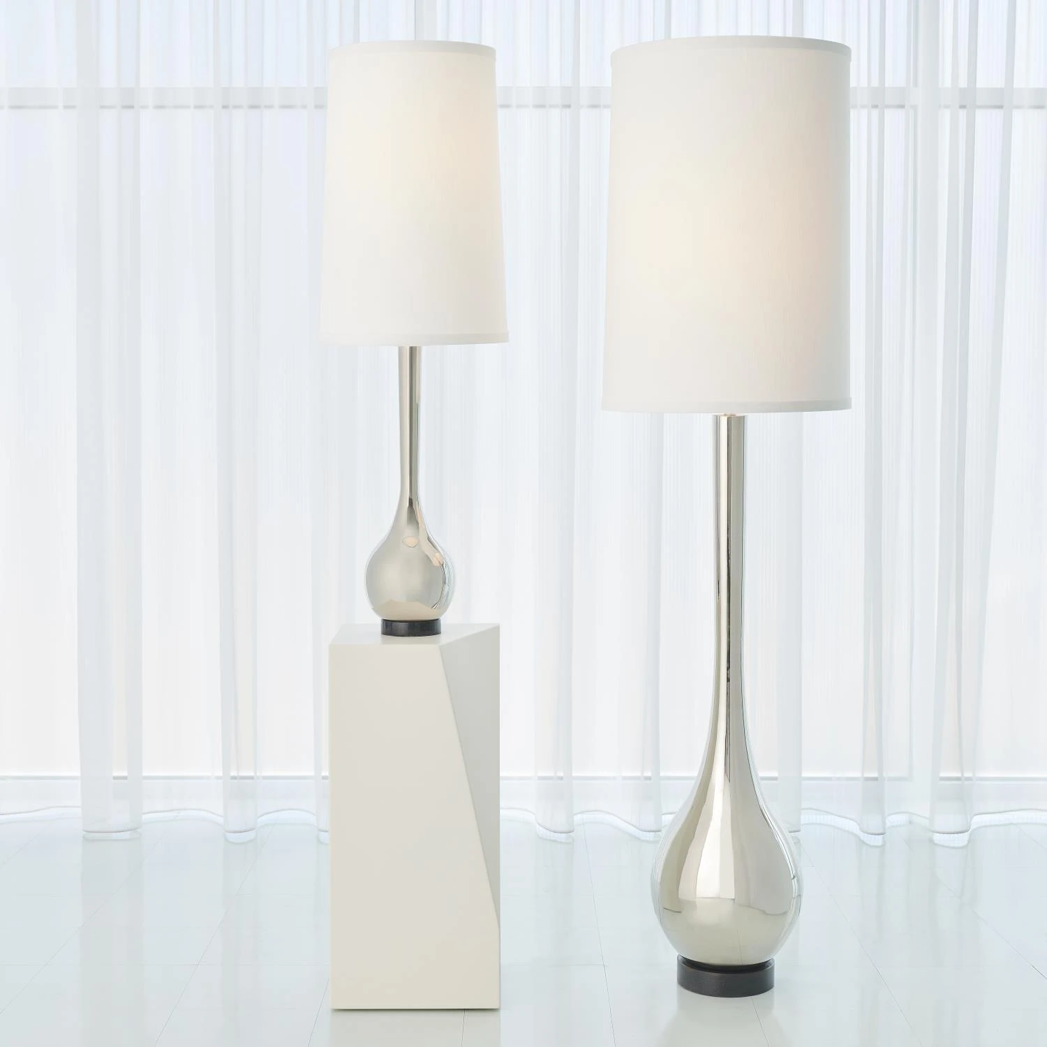 Bulb Floor Lamp-Nickel 7 Bulb Floor Lamp-Nickel - Image 5