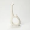 Giraffe Vase-Matte White -Online Home Decor 28162