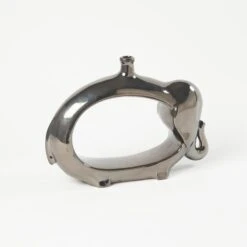 Elephant Vase-Metallic -Online Home Decor 28200