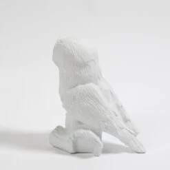 Owl On Branch-Matte White -Online Home Decor 29010