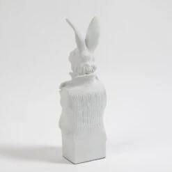 Rabbit In Tux-Matte White -Online Home Decor 29064