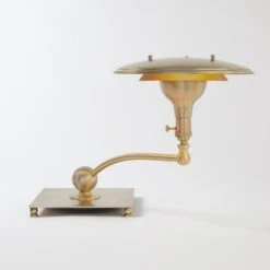 Saturn Lamp-Brushed Brass -Online Home Decor 29888