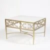 C-Fret Cocktail Table-Gold -Online Home Decor 30271