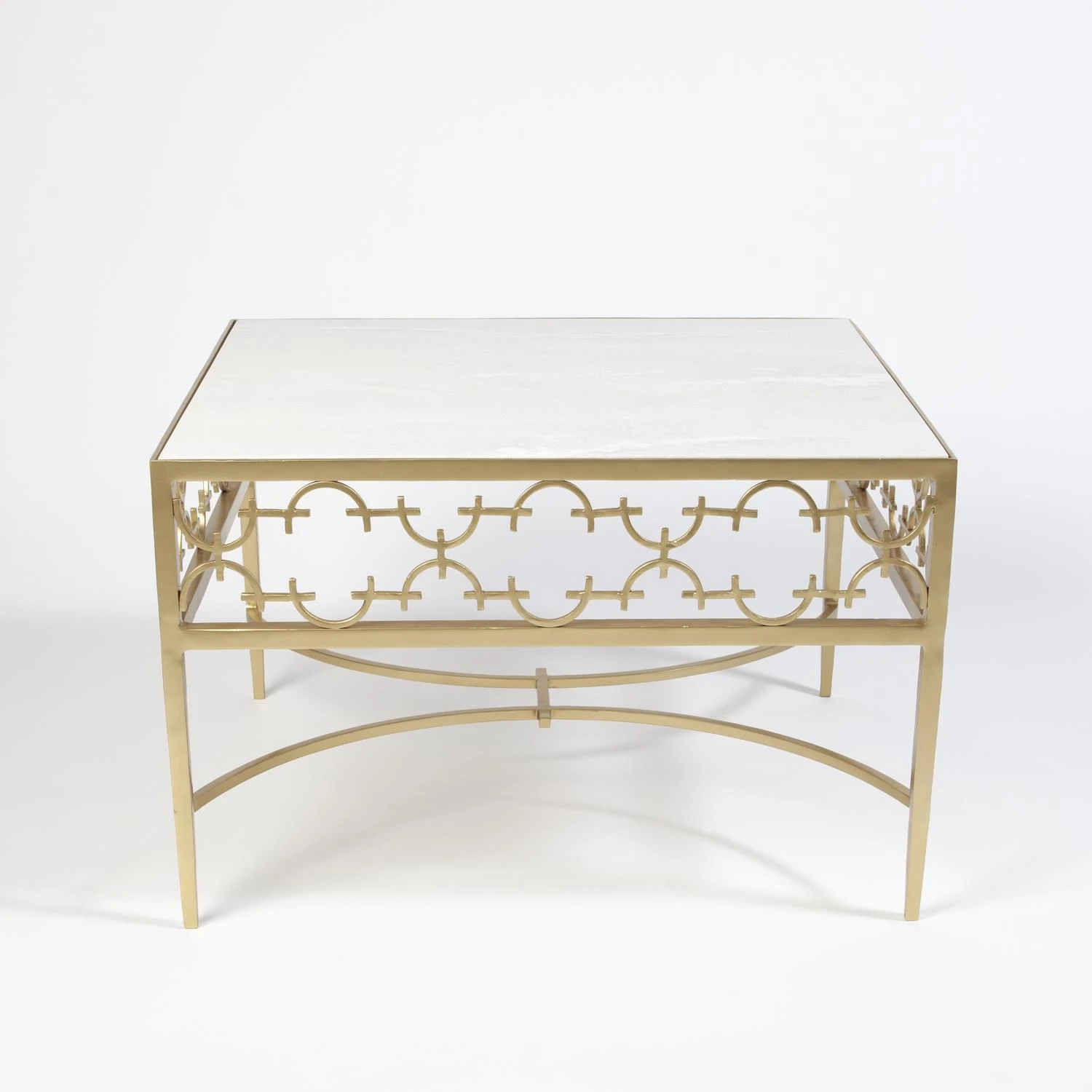 C-Fret Cocktail Table-Gold 4 C-Fret Cocktail Table-Gold - Image 2