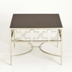 C-Fret Cocktail Table-Silver -Online Home Decor 30576
