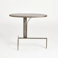 Cantilever Side Table-Natural Iron -Online Home Decor 30725