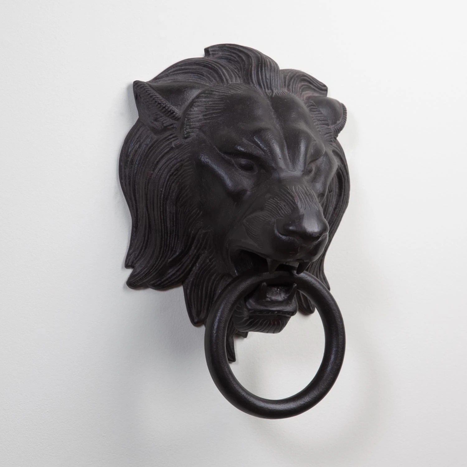 Lion Head Door Knocker-Bronze 4 Lion Head Door Knocker-Bronze - Image 2