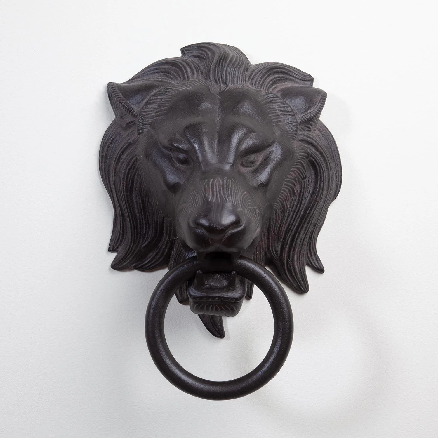 Lion Head Door Knocker-Bronze 3 Lion Head Door Knocker-Bronze