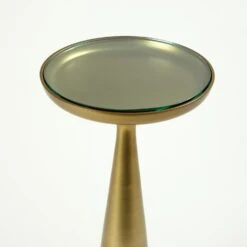 Minaret Accent Table-Satin Brass 9 Minaret Accent Table-Satin Brass -Online Home Decor 32726