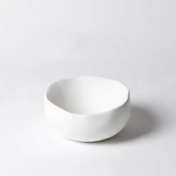 Organic Round Bowls - Matte White -Online Home Decor 33110