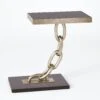 Link Side Table-Black Marble