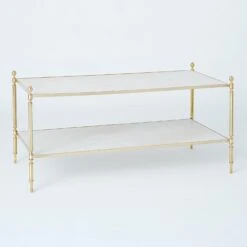 Acorn Cocktail Table-Brass