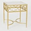 C-Fret Side Table-Gold