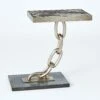 Link Side Table-Silver -Online Home Decor 34111
