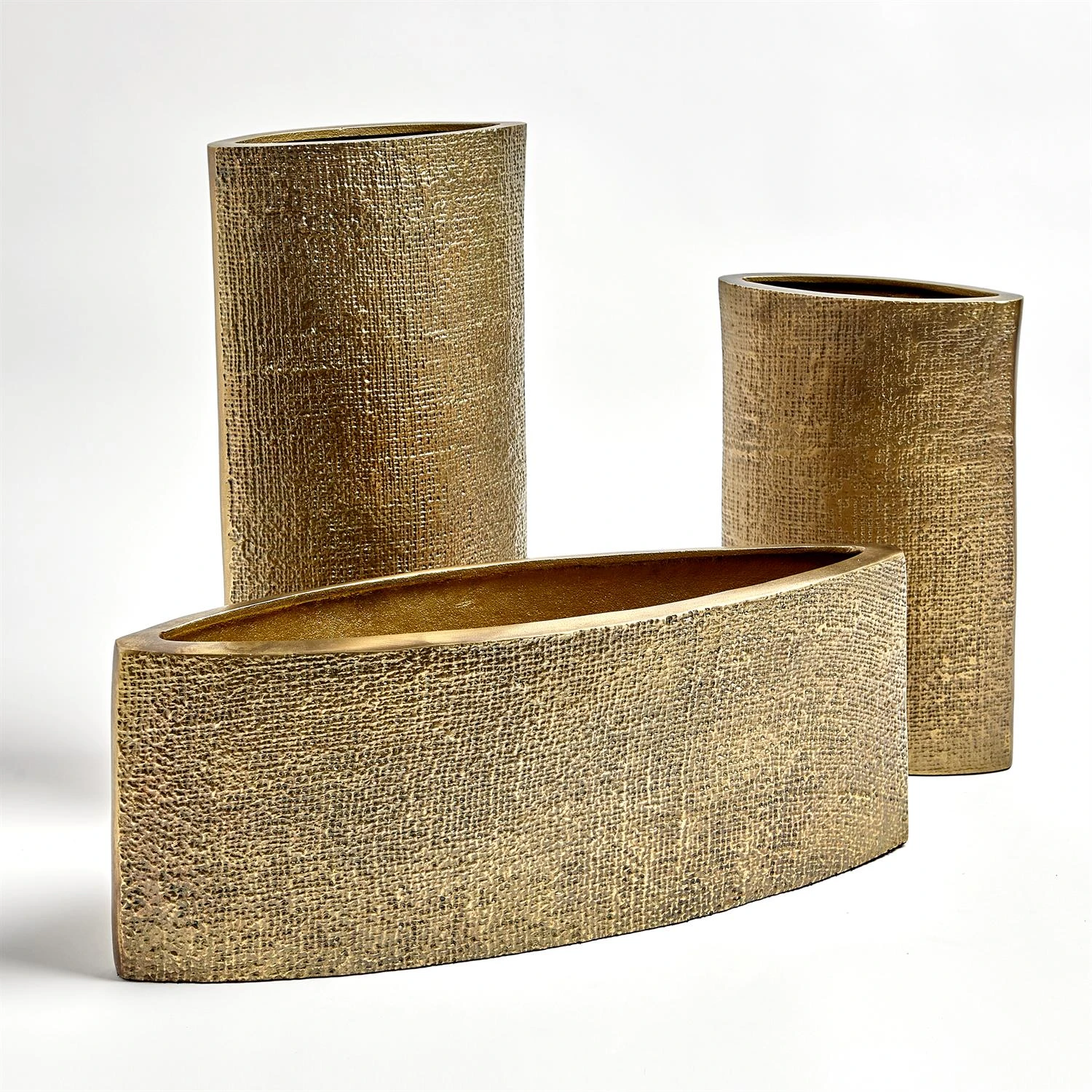 Hemp Etched Planter-Brass 6 Hemp Etched Planter-Brass - Image 4
