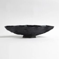 Serpentine Lime Bowl-Matte Black