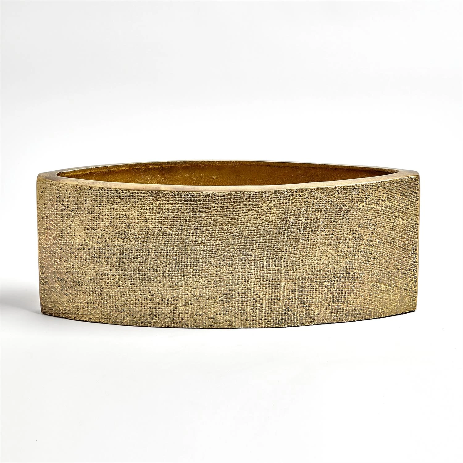 Hemp Etched Planter-Brass 3 Hemp Etched Planter-Brass