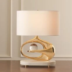 Orbit Lamp - Brass 14 Orbit Lamp - Brass -Online Home Decor 35265