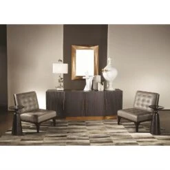 Meteor Taper Table-Bronze -Online Home Decor 35415