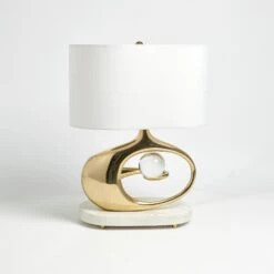 Orbit Lamp - Brass 12 Orbit Lamp - Brass -Online Home Decor 35694
