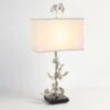Ginkgo Table Lamp-Nickel