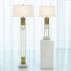 Republic Table Lamp-Brass -Online Home Decor 36317