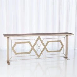 Umaid Palace Console-Nickel