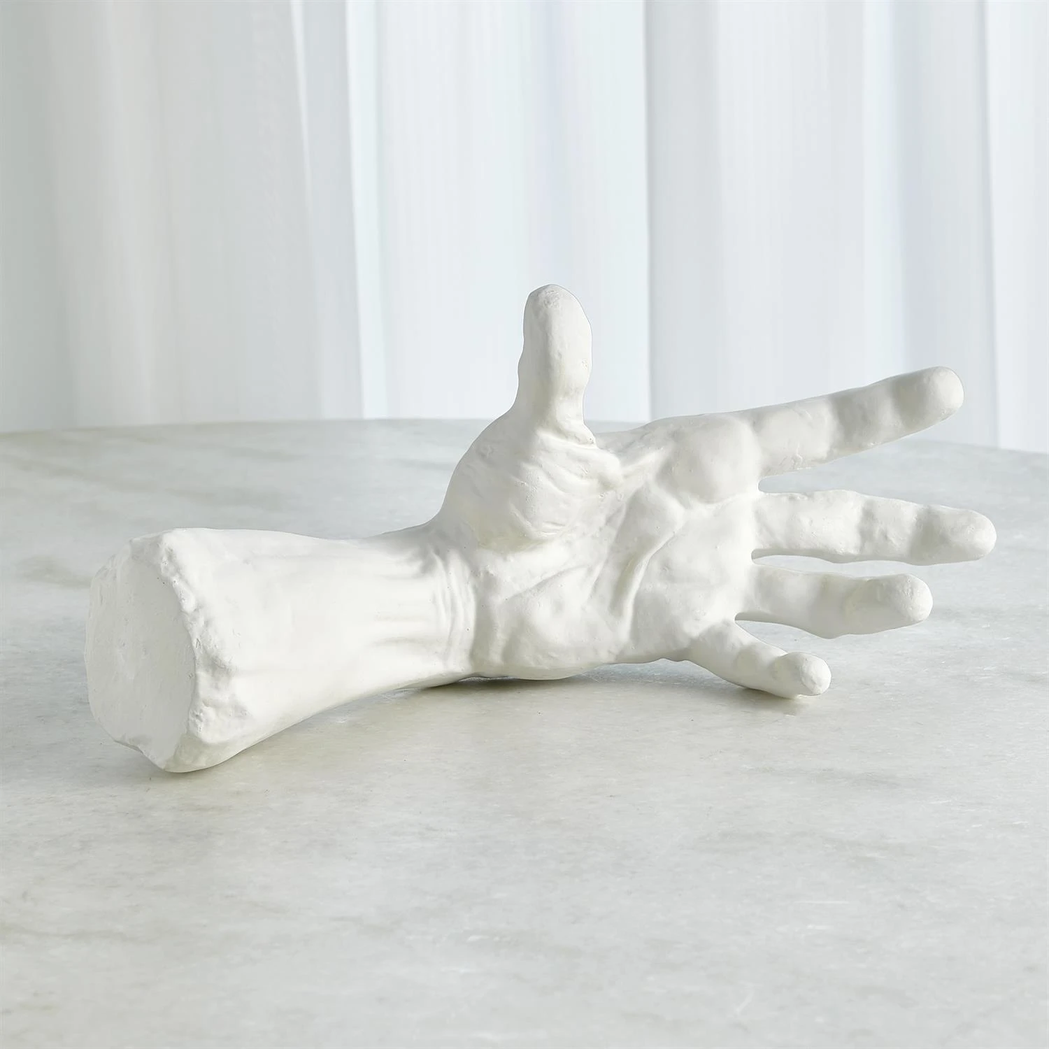 Hand Sculpture-Matte White 6 Hand Sculpture-Matte White - Image 4