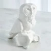 Owl On Branch-Matte White -Online Home Decor 37967