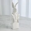 Rabbit In Tux-Matte White -Online Home Decor 37973