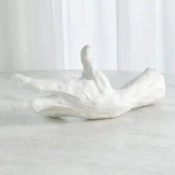 Hand Sculpture-Matte White 11 Hand Sculpture-Matte White -Online Home Decor 37975