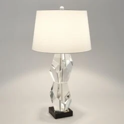 Facet Block Lamp-Double -Online Home Decor 38823