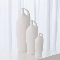 Indentation Vases - Matte White 23 Indentation Vases - Matte White -Online Home Decor 39710