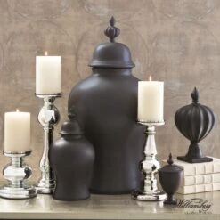 Beaufort Flame Bottle-Matte Black -Online Home Decor 4.80145 2