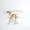 Twig Wall Bracket-Brass -Online Home Decor 40759