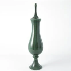 Tower Jar-Emerald -Online Home Decor 41243