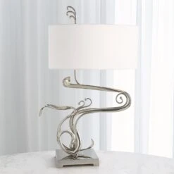 Fete Table Lamp-Nickel -Online Home Decor 41536