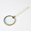 Chiseled Bone Magnifying Glass -Online Home Decor 42221