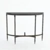 Fluted Iron Collection Console W/Granite Top -Online Home Decor 42539