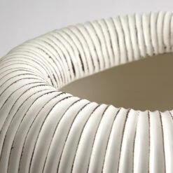 Baleen Vases-Ivory W/Brown Edges 21 Baleen Vases-Ivory W/Brown Edges -Online Home Decor 44730