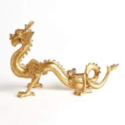 Standing Dragon-Gold Leaf -Online Home Decor 45061