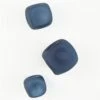 S/3 Wall Rocks-Frosted Blue -Online Home Decor 49500