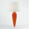 Teardrop Glass Lamp-Orange -Online Home Decor 49535